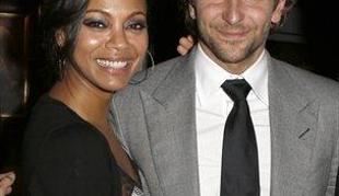 Bradley Cooper in Zoe Saldana sta se spet razšla
