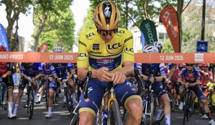 Evenepoel besen po slabi predstavi na generalki za Tour