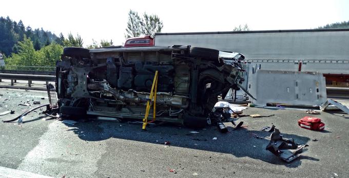 K nesreči na štajerski avtocesti je botrovala neprilagojena hitrost. | Foto: CZR Domžale