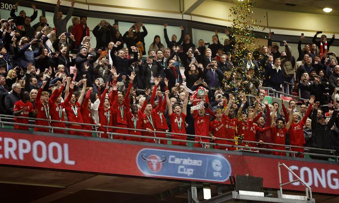 Liverpool je v letu 2022 že osvojil lovoriko. Postal je zmagovalec angleškega ligaškega pokala. | Foto: Reuters