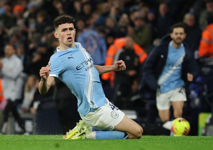 Phil Foden je odločil srečanje na Etihadu. | Foto: Reuters