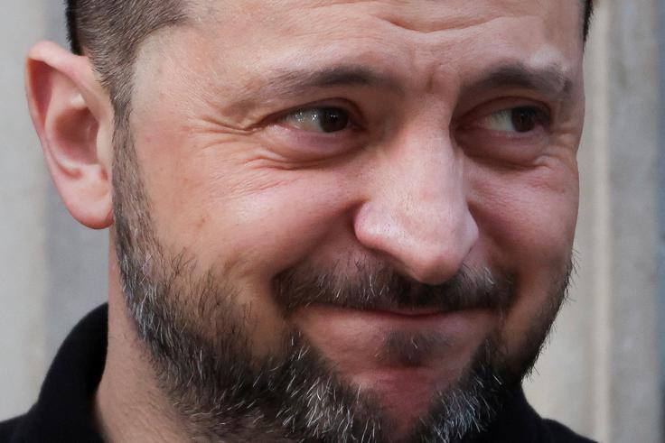 "Slišali smo zelo predvidljive, zelo manipulativne besede Putina," pravi Zelenski. | Foto: Reuters