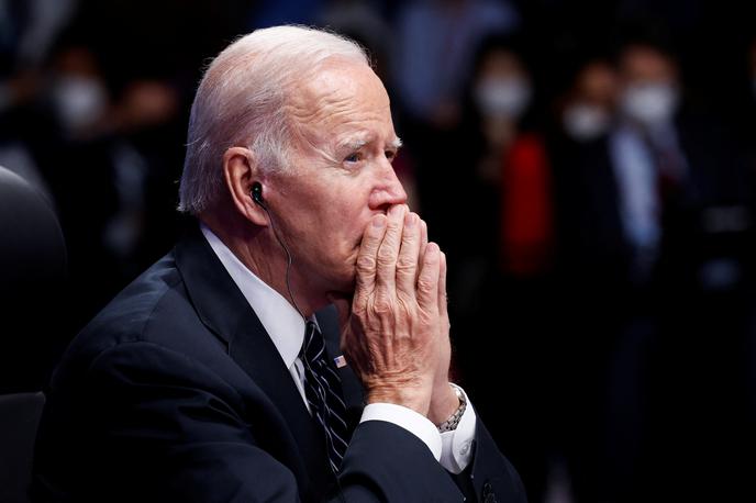 Joe Biden |  Pri zgodovinskem glasovanju sta bila navzoča tudi veleposlanika obeh držav, Finske in Švedske.  | Foto Reuters