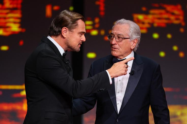 Leonardo DiCaprio in nagrajenec Robert De Niro | Foto: Reuters