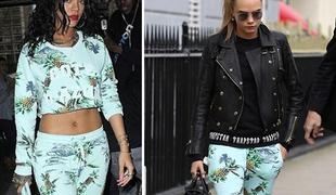 Ananas na trenirki? Cara in Rihanna to znata nositi.