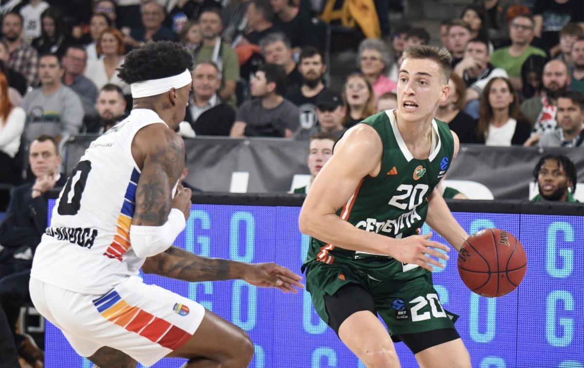 Cedevita Olimpija - Cluj-Napoca | Cedevita Olimpija je zmagala na gostovanju v Romuniji. | Foto Tine Ružič/Cedevita Olimpija