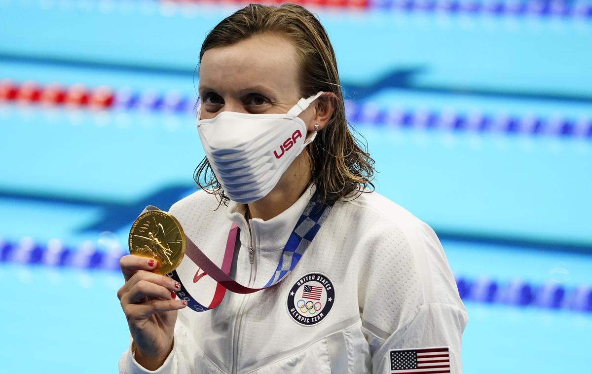 Katie Ledecky | Katie Ledecky  je še tretjič zapovrstjo ugnala vse tekmice na tej razdalji na olimpijskih igrah. | Foto Reuters