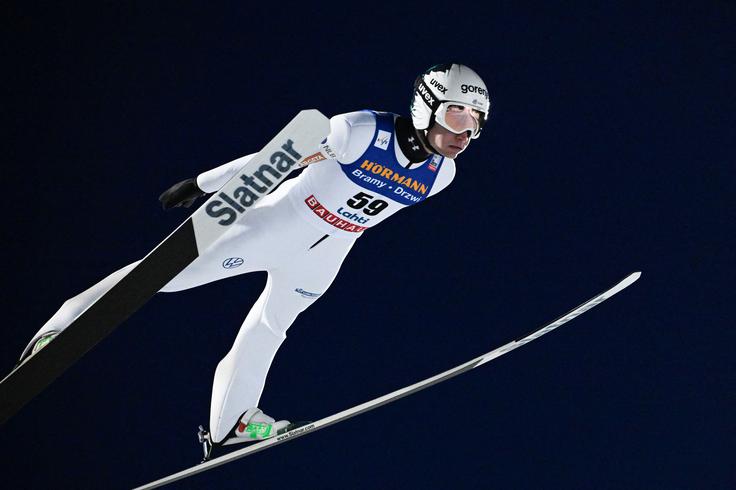 Anže Lanišek je v finalu pridobil 15 mest in končal kot 14. | Foto: Reuters