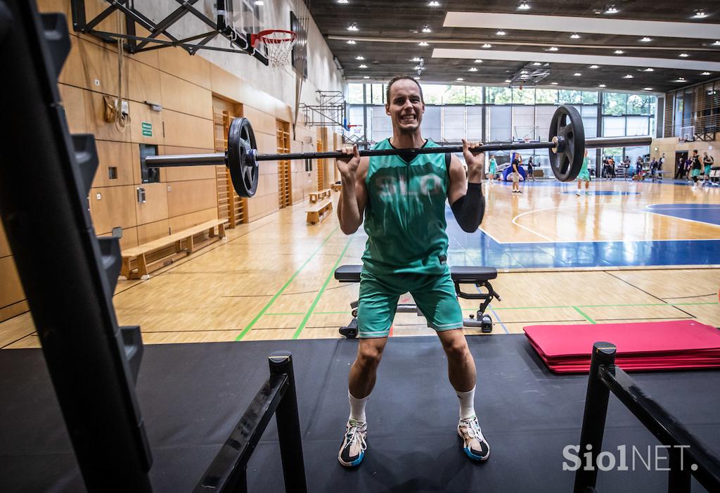 Slovenija trening Belgija