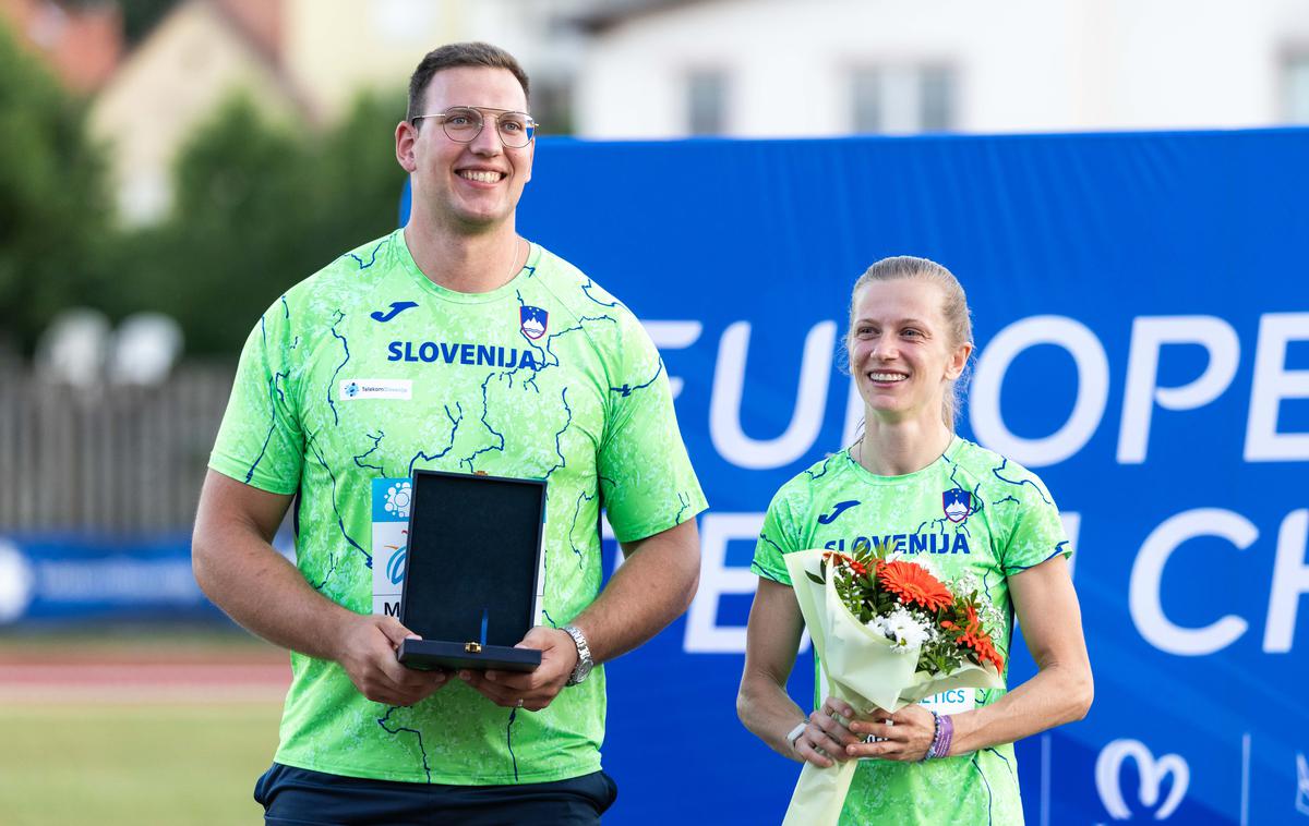 Kristjan Čeh, Tina Šutej | Tina Šutej in Kristjan Čeh sta postala atleta leta 2025. | Foto Jure Banfi