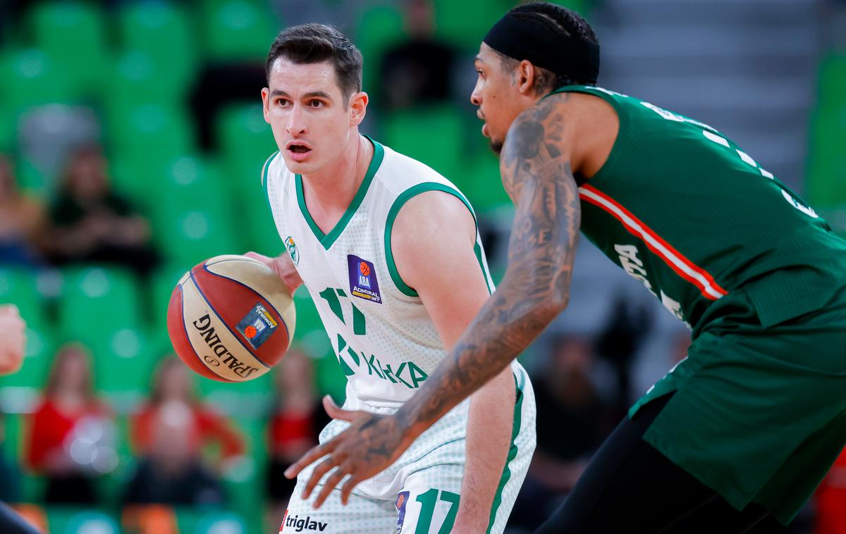 Cedevita Olimpija - Krka, liga ABA Jan Špan | Krko čaka obračun z Borcem. | Foto Aleš Fevžer