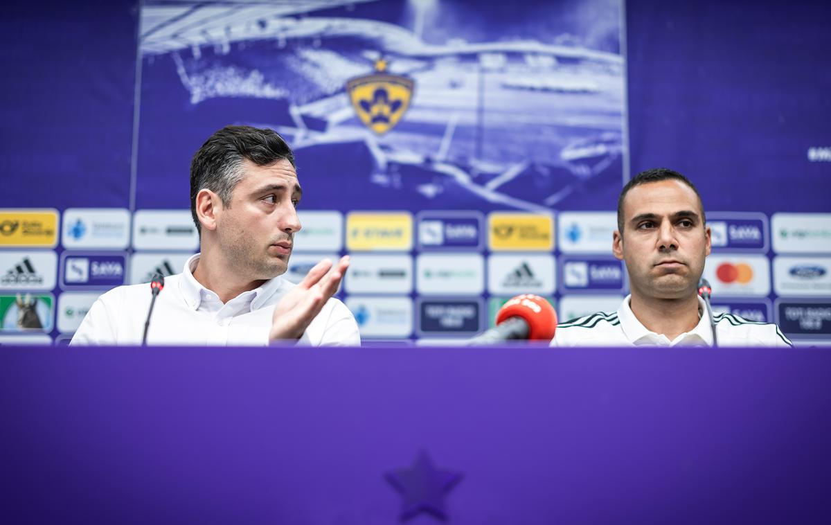 NK Maribor Tugberk Tanrivermis, Cem Basgul | Cem Basgül in Tugberk Tanrivermis | Foto Jure Banfi