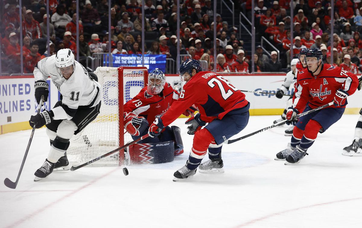 Anže Kopitar, LA Kings | Anže Kopitar je v Washingtonu zadel, a je tedaj le omilil poraz Kraljev proti Capitalsom. | Foto Reuters