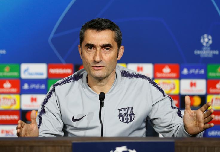 Ernesto Valverde pred povratno tekmo opozarja, da polfinale še ni odločeno. | Foto: Reuters