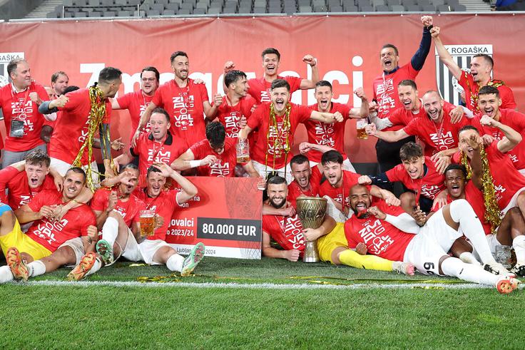 Rogaška je leta 2024 osvojila pokal in postala šele deseti slovenski klub z omenjeno lovoriko. | Foto: Aleš Fevžer