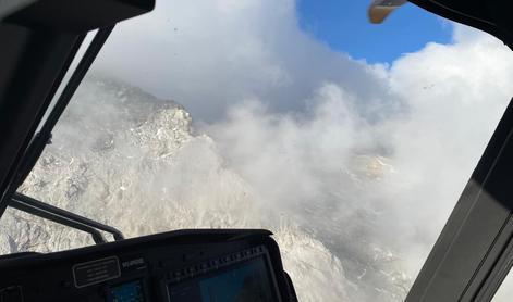 Pohodnika zaradi megle zašla s poti, na delu helikopter  #foto