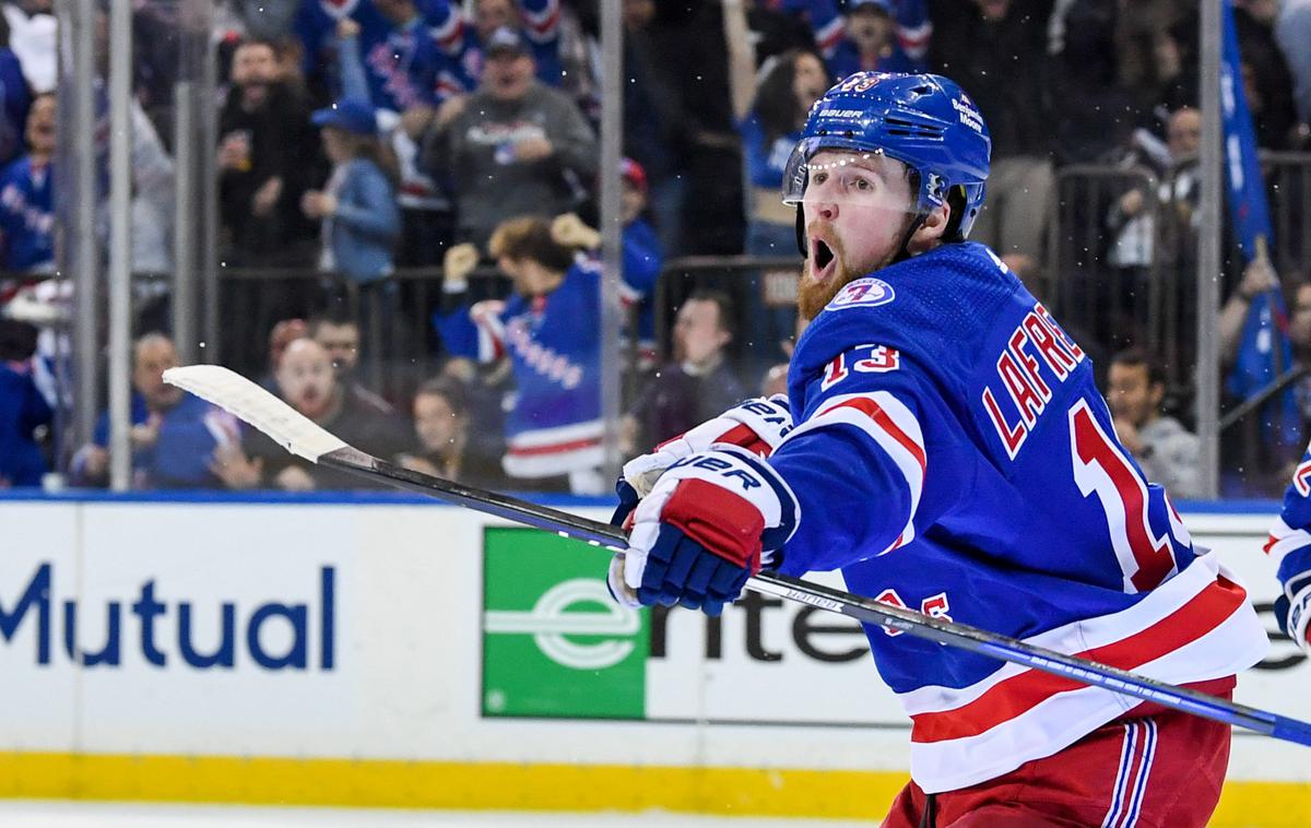 New York Rangers | Hokejisti New York Rangers so s 5:3 premagali Pingvine iz Pittsburgha in si izborili dodatno tekmo.   | Foto Reuters