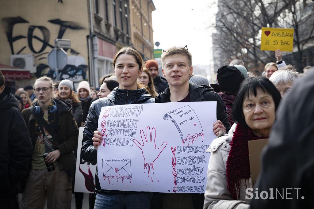 Shod v podporo študentov v Srbiji