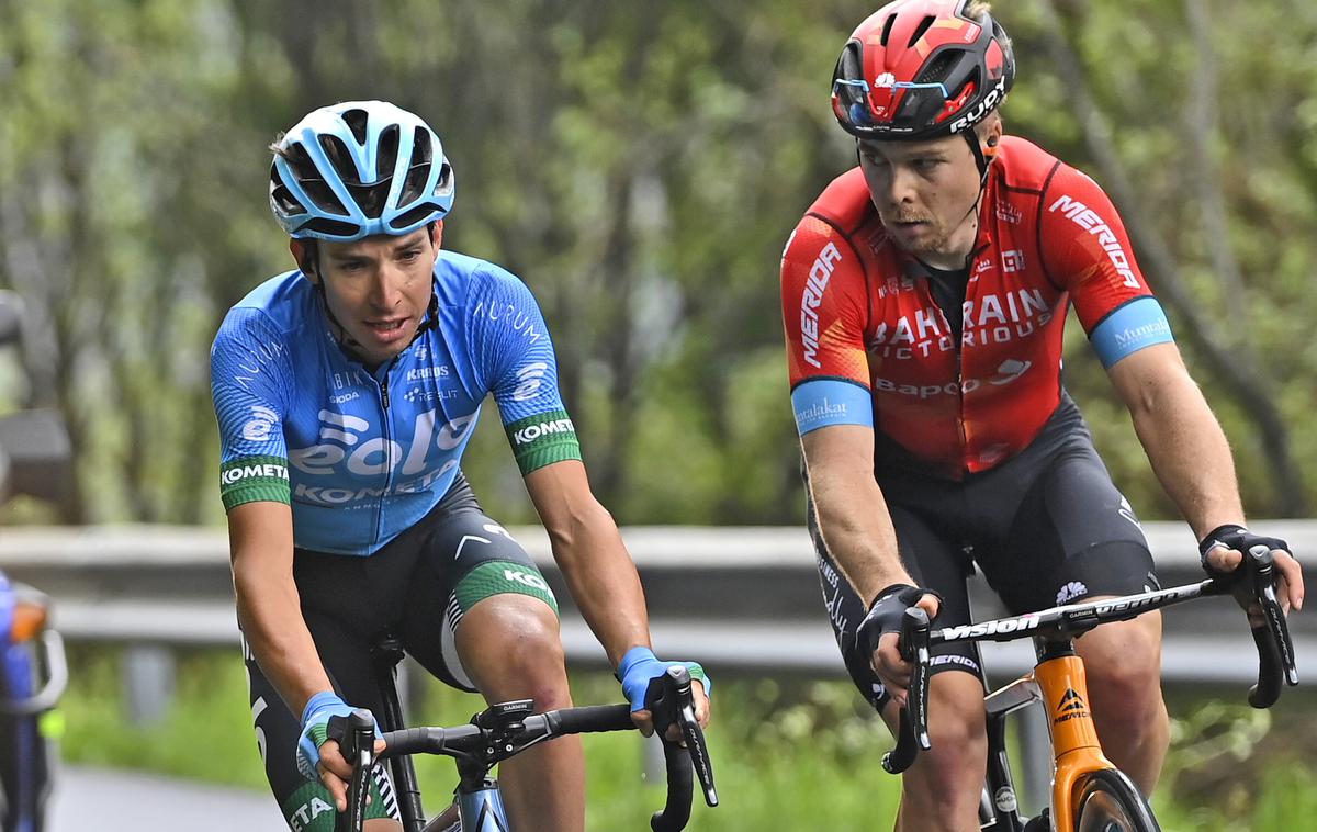 Giro 2021: Jan Tratnik - Lorenzo Fortunato | Jan Tratnik je danes zaostal le za Lorenzom Fortunatom. | Foto Guliverimage
