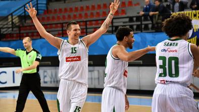 Omić zablestel pri zmagi Crvene zvezde, Olimpija povozila MZT