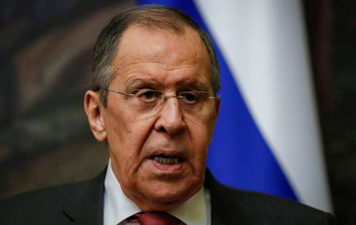 Sergej Lavrov,  ruski zunanji minister | Lavrov je bil nazadnje v EU decembra 2021, prav tako na srečanju zunanjih ministrov Ovseja na Švedskem. | Foto Reuters