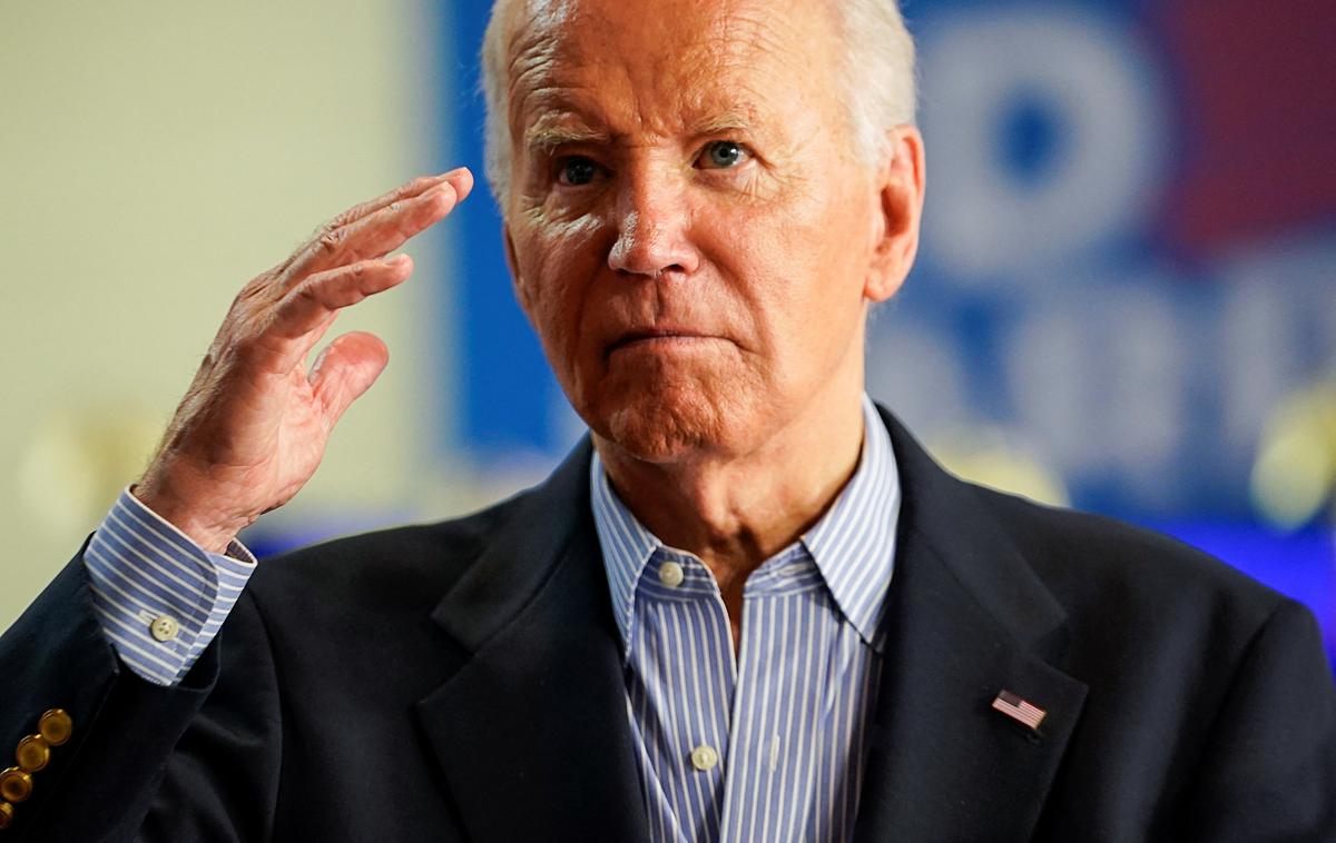 Joe Biden | "V letu 2020, ko sem bil izvoljen za predsednika ZDA, je le devet članic zveze Nato porabljalo za obrambo dva odstotka BDP. Letos jih bo najmanj 23," je dejal Joe Biden. | Foto Reuters