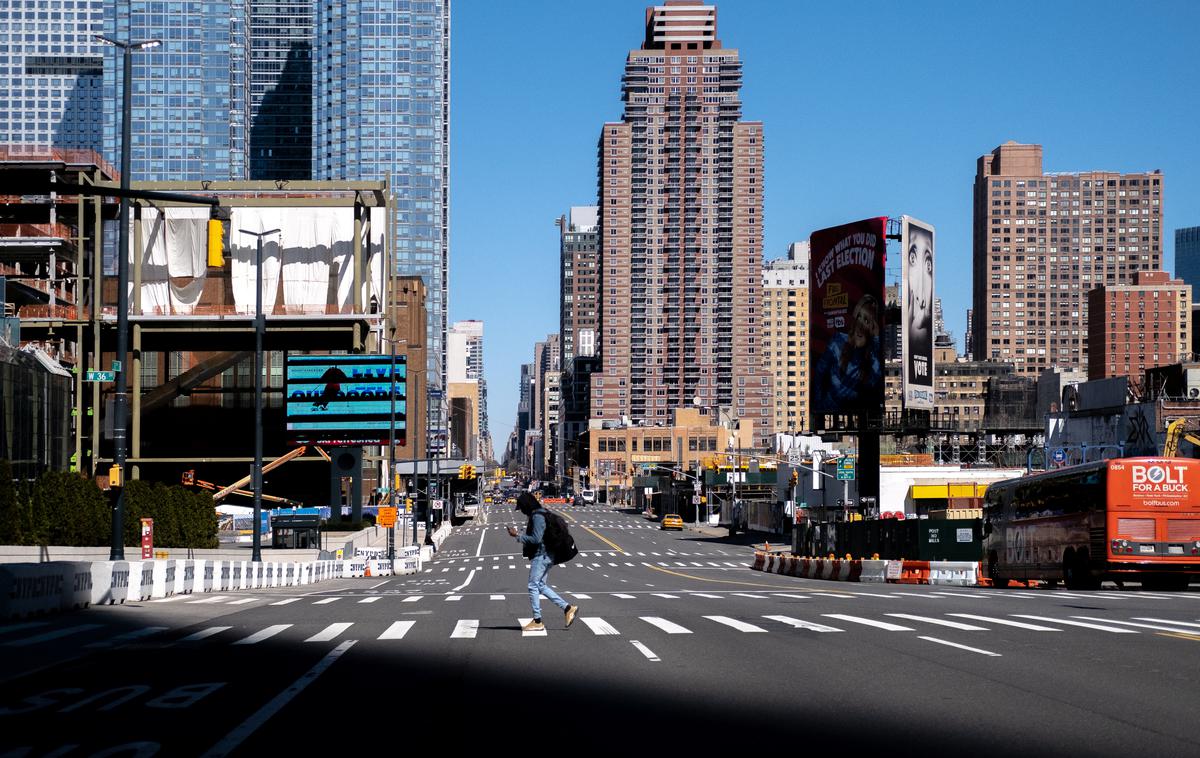 New York, koronavirus | Podoba New Yorka je danes povsem drugačna. | Foto Reuters