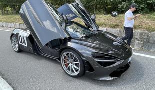 Tomaž Kavčič in mclaren 720S: proti Rebernicam obuja spomine na mladost