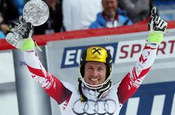Hirscher osvojil slalomski seštevek in potrdil veliki globus