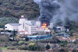 Požar v igralnici: hrvaškim kolegom na pomoč tudi slovenski gasilci