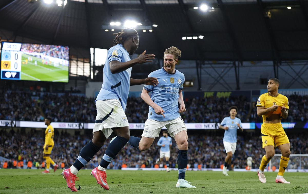 Kevin De Bruyne Manchester City | Kevin De Bruyne je zadel za minimalno zmago Manchestra Cityja. | Foto Reuters