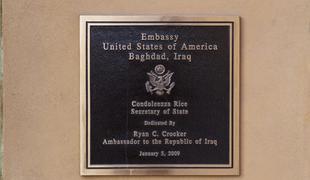 Tri rakete zadele ameriško veleposlaništvo v Bagdadu