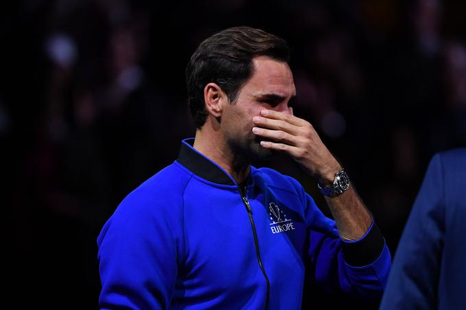 Ganjeni Federer na zadnji tekmi v karieri. | Foto: Guliverimage/Vladimir Fedorenko