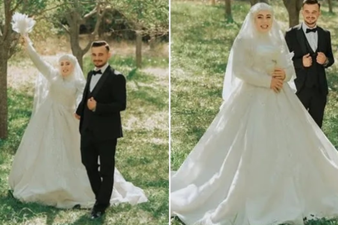 Tragična poroka Turčija | Beyzanur Beyazit in Ali Karac | Foto X/@TrueCrimeUpdat