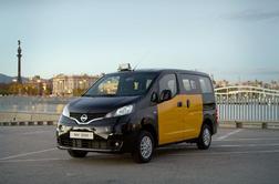 Nissanov taksi NV200 tudi v Barceloni