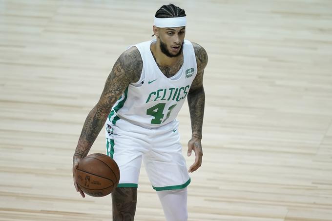 Letošnje poletje je v poletni ligi NBA igral v dresu Boston Celtics. | Foto: Guliverimage/Vladimir Fedorenko