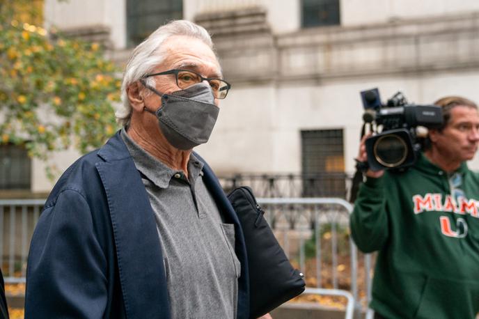De Niro | Robert De Niro ob prihodu na sodišče | Foto Profimedia