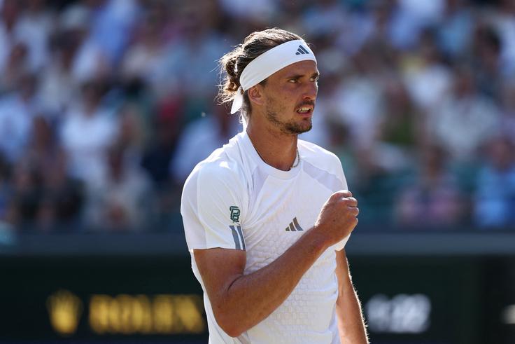 Alexander Zverev je izločil Taylorja Fritza. | Foto: Reuters