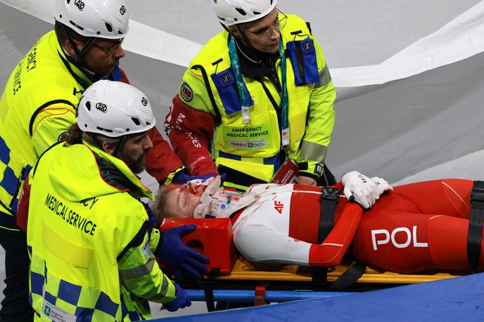 Kamila Sellier | Kamilio Sellier so najprej oskrbeli na prizorišču, nato pa odpeljali v bolnišnico. | Foto Reuters