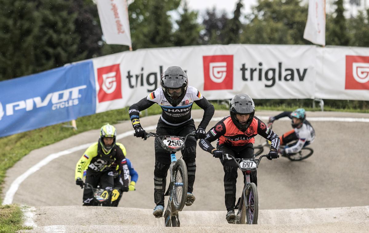 BMX Race Ljubljana 2020 | Tako v soboto, kot v nedeljo sta bila v ospredju Axel Webster in Bence Bujáki. | Foto Grega Stopar
