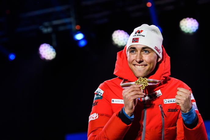 Jarl Magnus Riiber | Jarl Magnus Riiber se iz Seefelda vrača z dvema zlatima in srebrno medaljo. | Foto Reuters