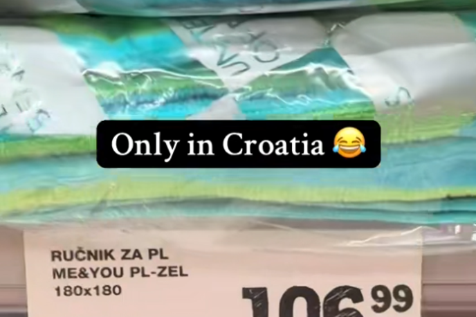 Brisača | Cena je na družabnih omrežjih sprožila številne odzive.  | Foto TikTok