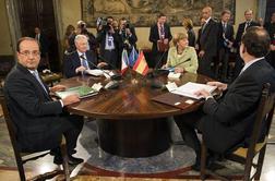 Hollande, Monti in Rajoy o dolžniški krizi v Evropi