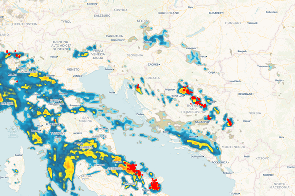 Na Hrvaškem se pripravlja neurje: za vso državo velja opozorilo