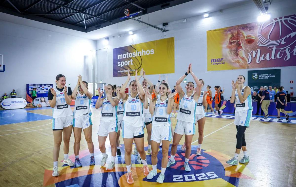 Slovenska ženska košarkarska reprezentanca U20 | Slovenke so prvenstvo na Portugalskem končale na devetem mestu. | Foto Fiba Europe