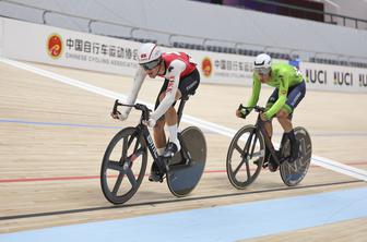 Peterlin v Perthu na velodromu do petega mesta v svetovnem pokalu