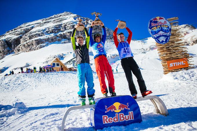 Leta 2019 je zmagal na atraktivni smučarski tekmi Red Bull Samo Gas na Kaninu. Leto prej je zmaga pripadla domačinu Mateju Bradaškji, ki se je leta 2019 z Ivico Kostelićem odpravil na smučarsko ekspedicijo na Islandijo. | Foto: Siniša Kanižaj/Red Bull Content Poll
