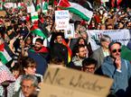 Berlin, protest, protestniki, podpora, Gaza, Palestina