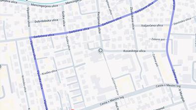 Ljubljana: v petek in soboto bo ta cesta zaprta za ves promet