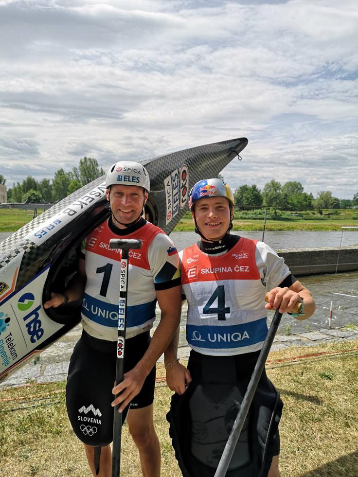 Benjamin Savšek in Žiga Lin Hočevar | Foto: Kajakaška zveza Slovenije